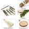 Artificial Eucalyptus Wall Decor Fake Greenery Leaves Stems Wall Hanging Plants on 16.5 inch Wooden Stick Boho Rustic Farmhouse Decor for Bedroom Kitchen Dining Room Bathroom